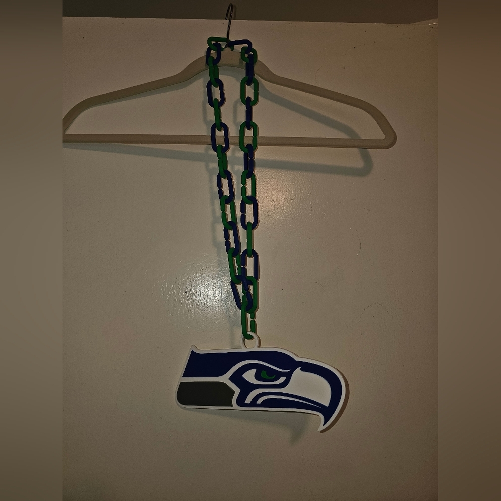 Seahawks Logo Chain Necklace